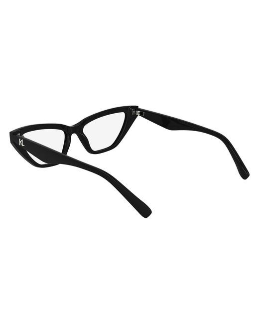 Karl Lagerfeld Black Kl6175 001 Optical Frames Bio-Inject Cat Eye Normal