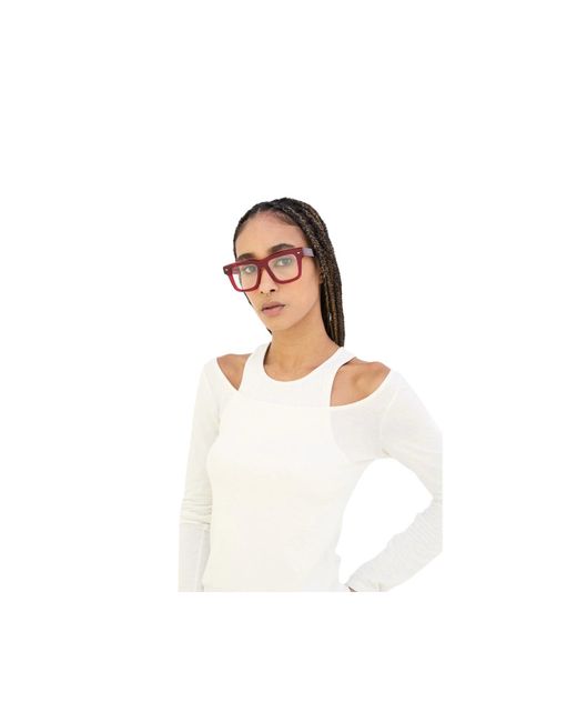 Retrosuperfuture 6Lx Numero 116 Mattone Optical Frames Acetate Squared