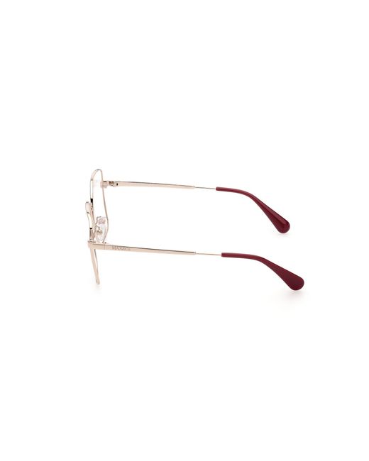 MAX&Co. Black Mo5057 028 Optical Frames Metal Squared Normal