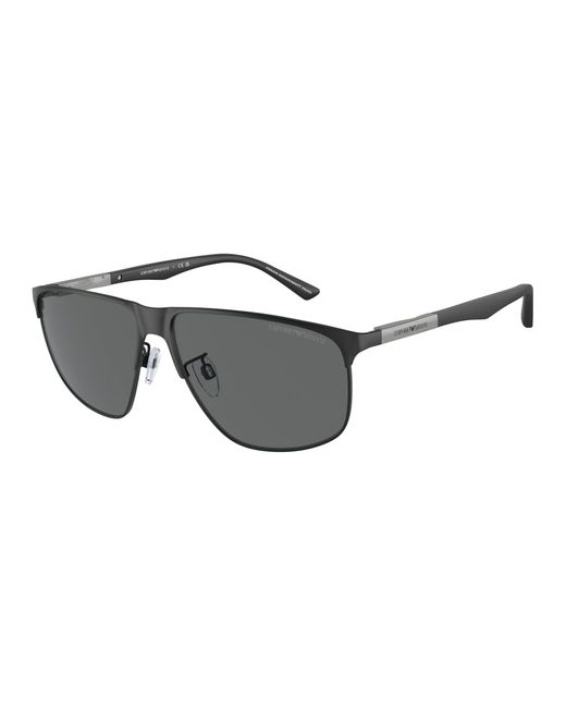 Emporio Armani Black Ea2094 300187 Sunglasses Metal Dark Pillow for men