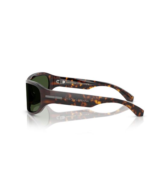Dolce & Gabbana Green Dg4486 502/71 Sunglasses Acetate Squared Normal for men