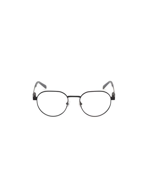 Timberland Black Tb50028 001 Optical Frames Metal Round Normal for men
