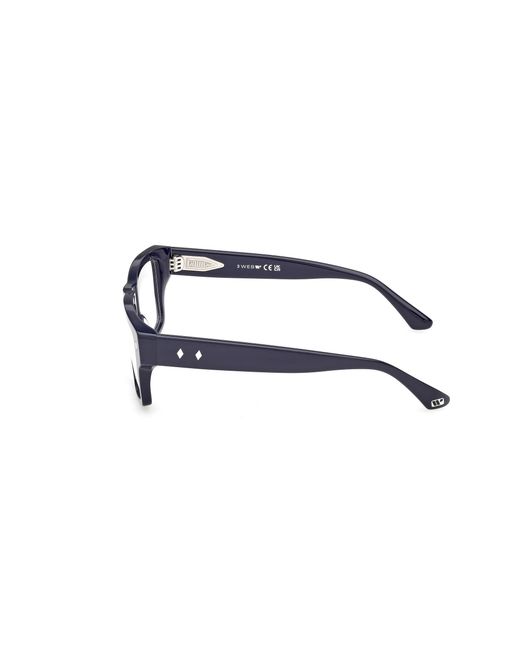 Web Black We5415 090 Optical Frames Acetate Squared Normal for men
