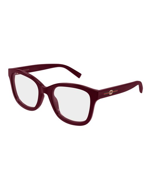Gucci Black Gg2104O 003 Optical Frames Injected Transparent Squared
