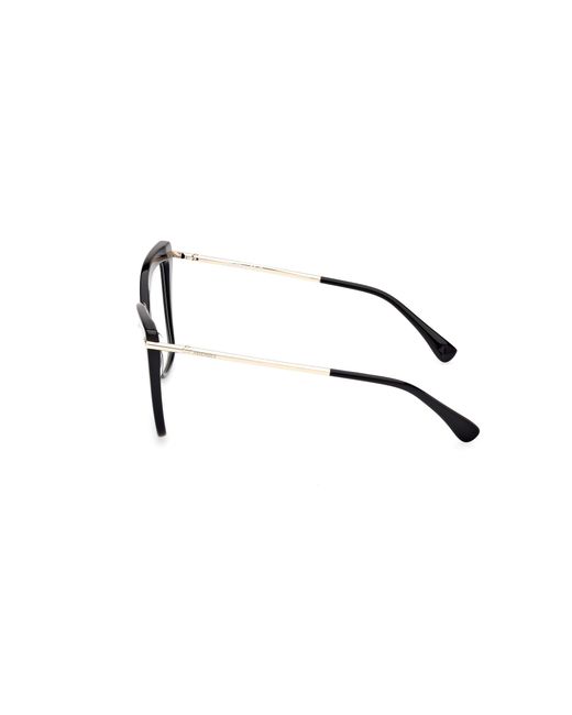 Max Mara Black Mm5144 001 Optical Frames Acetate Butterfly Normal