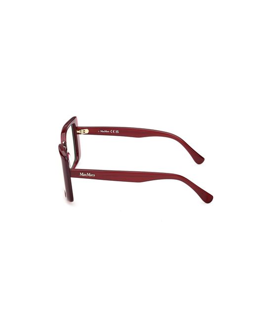 Max Mara Black Mm5231-B 069 Optical Frames Acetate Squared Normal
