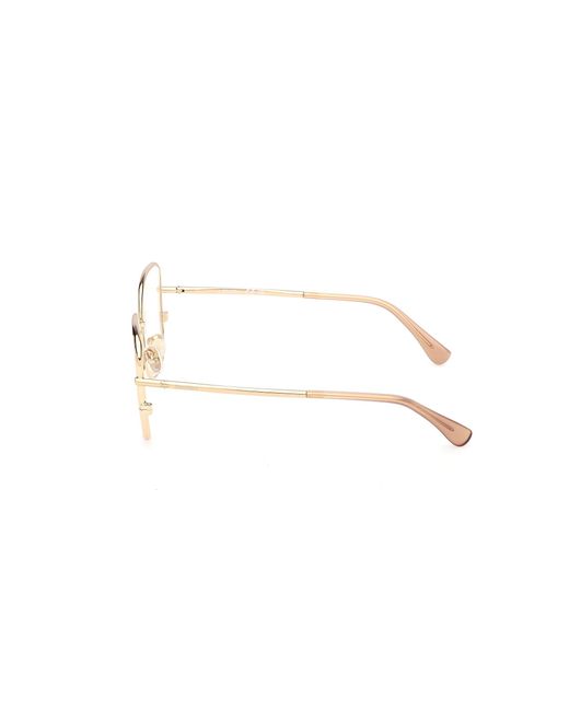 Max Mara Black Mm5223 032 Optical Frames Metal Round Normal