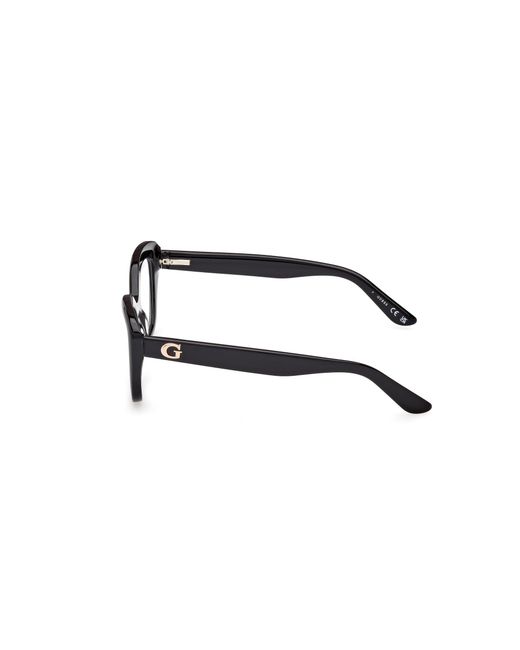 Guess Black Gu50225 052 Optical Frames Acetate Squared Normal