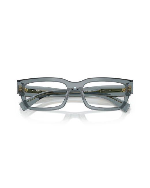 Prada Black Pr C02V 17T1O1 Optical Frames Acetate Pillow Normal for men