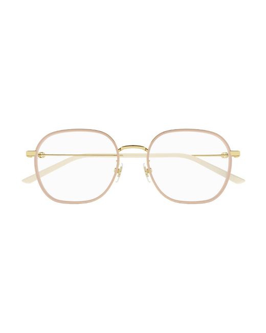 Gucci Black Gg1198Oa 002 Optical Frames Metal Squared