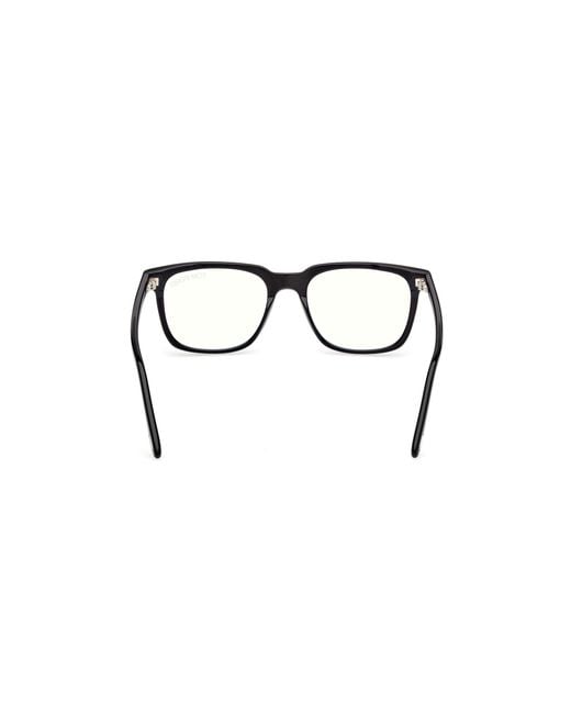 Tom Ford Black Ft6080-B 001 Optical Frames Acetate Squared Normal for men