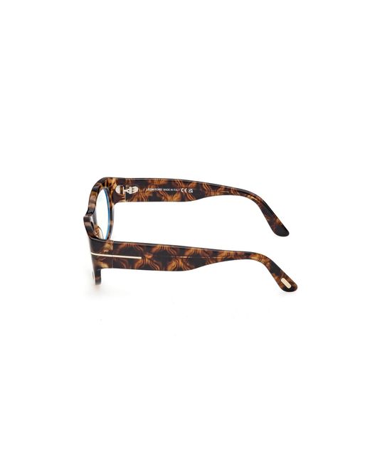 Tom Ford Black Ft6133-B 055 Optical Frames Acetate Round Normal