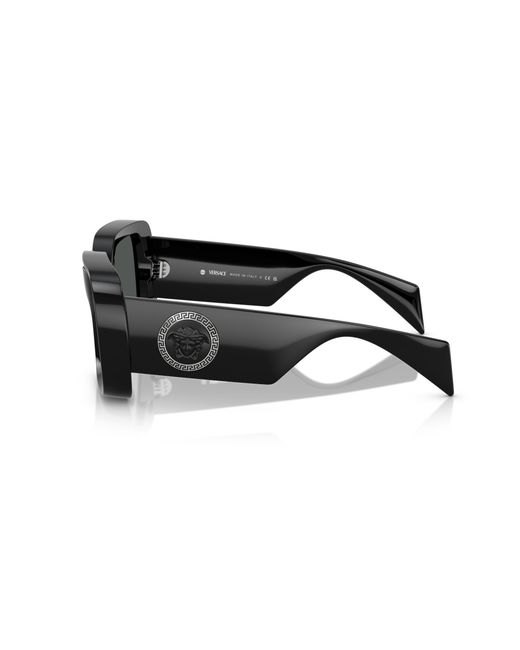 Versace Black Ve4473U Gb1/87 Sunglasses Injected Squared Normal