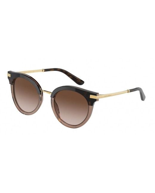 Dolce & Gabbana Black Dg4394 325613 Sunglasses Plastic Pantos Normal Nuanced