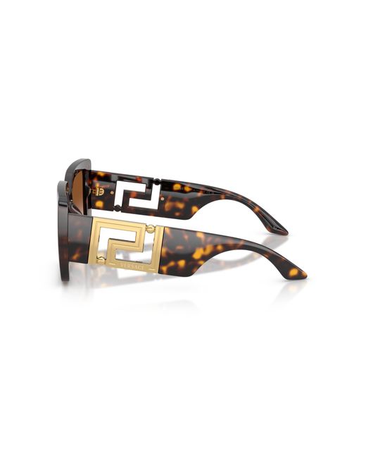 Versace Black Ve4505U 108/13 Sunglasses Injected Squared Normal Nuanced