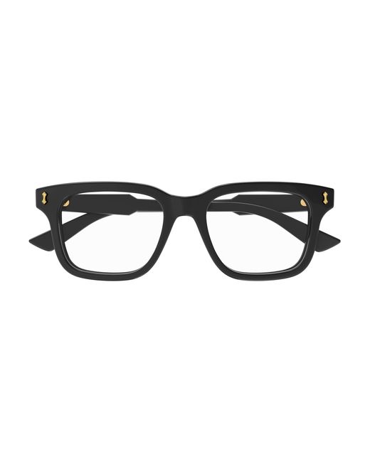 Gucci Black Gg1265O 001 Optical Frames Plastic Squared for men