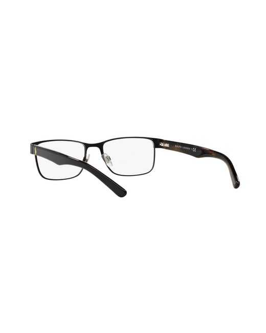 Polo Ralph Lauren Black Ph1157 9038 Optical Frames Metal Squared Normal for men