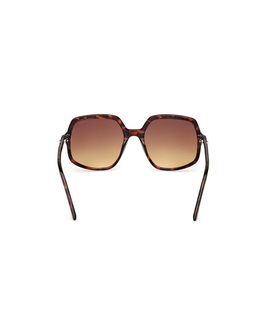 Guess Black Gu00257 52F Sunglasses Injected Squared Normal
