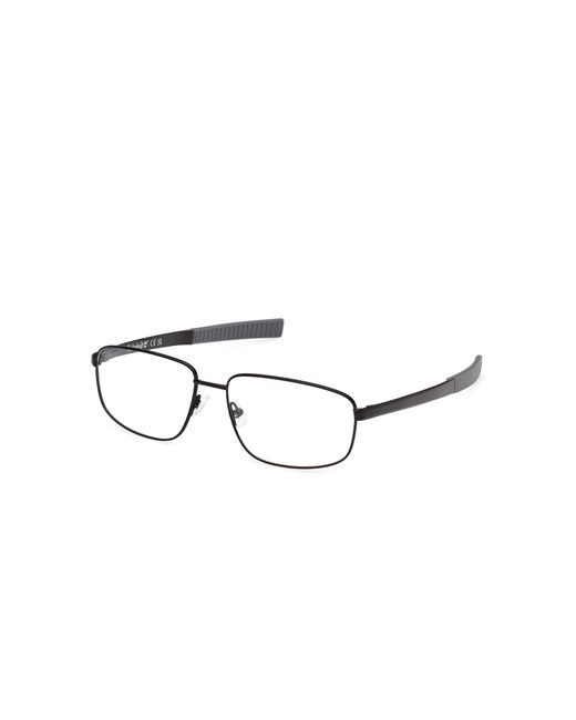 Timberland Black Tb50078 002 Optical Frames Metal Squared Normal for men
