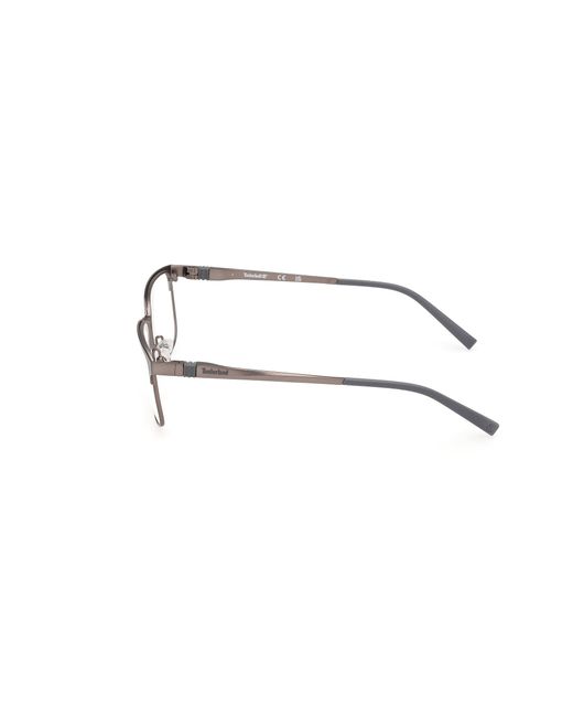 Timberland Black Tb50027 091 Optical Frames Metal Squared Normal for men