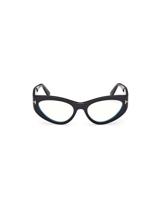 Tom Ford Black Ft6134-B 001 Optical Frames Acetate Cat Eye Normal