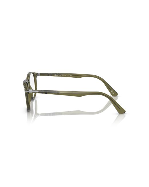 Persol Black Po3143V 1142 Optical Frames Acetate Transparent Round Normal for men