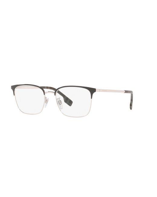 Burberry Black Be1338D 1005 Optical Frames Metal Squared Normal for men