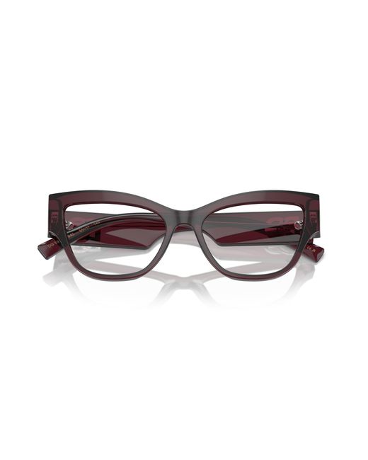 Dolce & Gabbana Black Dg3378 3045 Optical Frames Acetate Transparent Cat Eye Normal