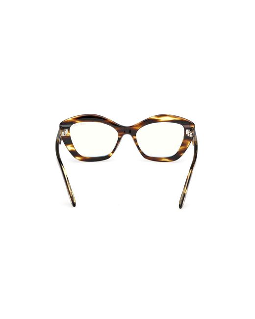 Tom Ford Black Ft6044-B 055 Optical Frames Acetate Geometric Normal