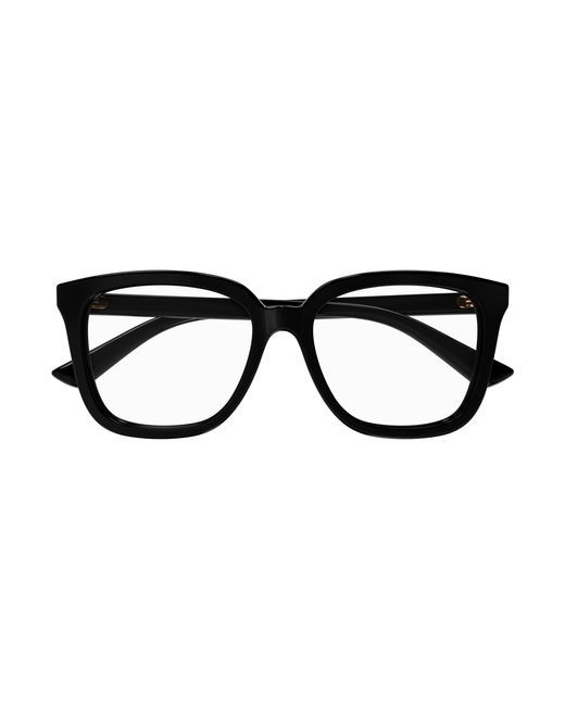 Gucci Black Gg1319O 001 Optical Frames Acetate Squared