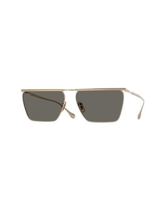 Oliver Peoples Black X Jil Sander Ov1370St Edition 2 5035P2 Sunglasses Titanium Geometric Normal