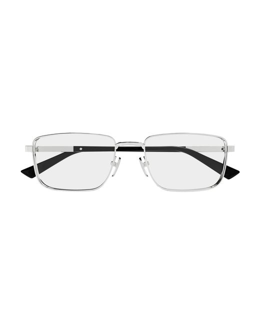 Gucci Black Gg1964O 001 Optical Frames Metal Transparent Squared for men