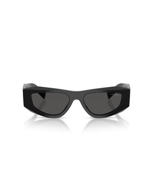 Prada Black Pr B19S 16K08Z Sunglasses Acetate Pillow Normal for men