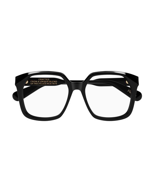 Chloé Black Ch0263O 008 Optical Frames Acetate Transparent Squared