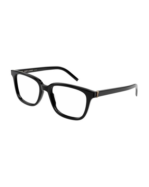 Saint Laurent Black Sl M110/F 001 Optical Frames Acetate Squared