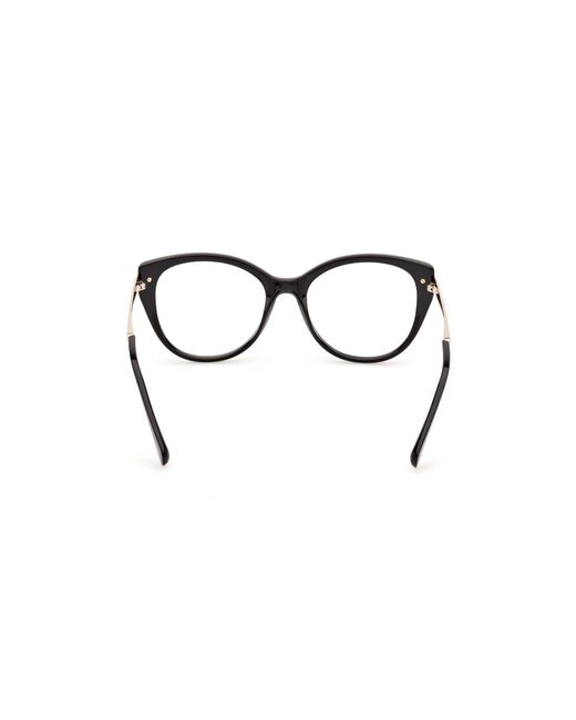 MAX&Co. Black Mo5135 001 Optical Frames Injected Round Normal