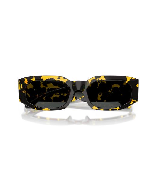 Versace Black Ve4489U 552887 Sunglasses Injected Geometric Normal