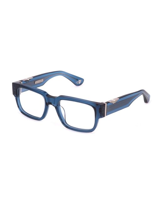 Police Black Vplp11 Origins Maxi 2 955 Optical Frames Acetate Squared for men