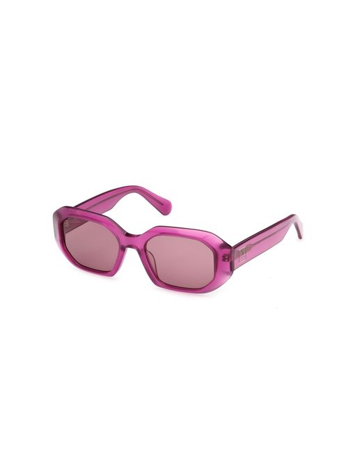 MAX&Co. Pink Mo0152 75Y Sunglasses Acetate Geometric Normal