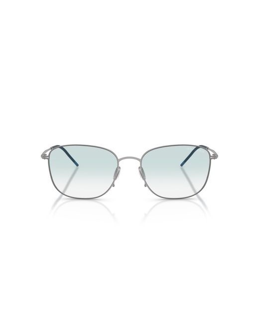 Giorgio Armani Black Ar6168 30033F Sunglasses Metal Pillow Normal Shaded for men