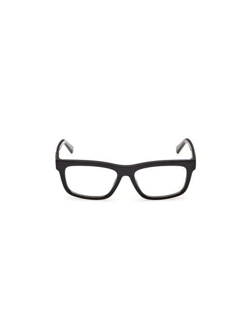 Timberland Black Tb50104 001 Optical Frames Injected Squared Normal