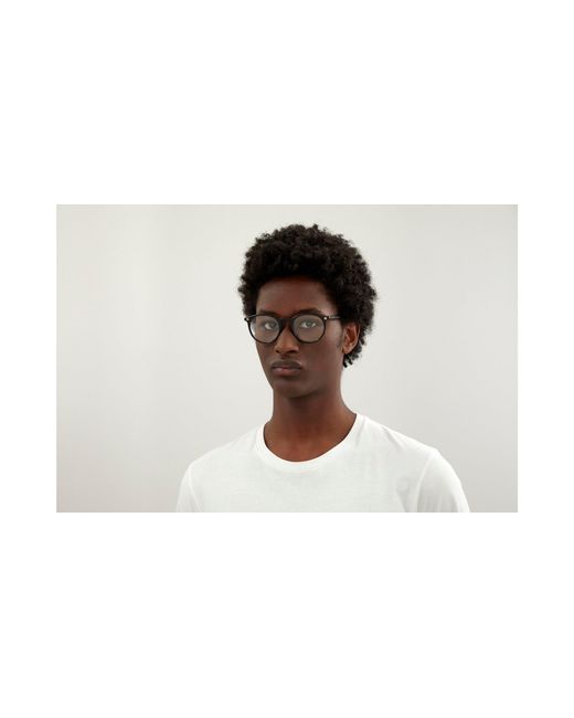 Gucci Black Gg0121O 002 Optical Frames Acetate Transparent Round for men