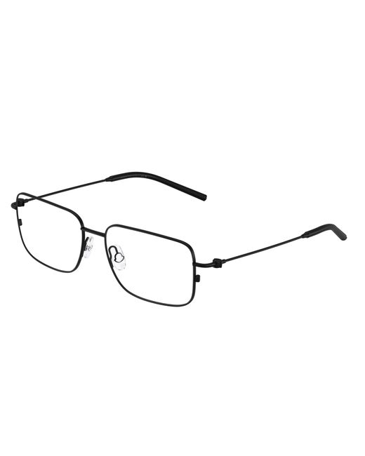 Moncler Black Me1004 1001 Optical Frames Steel Transparent Geometric Normal