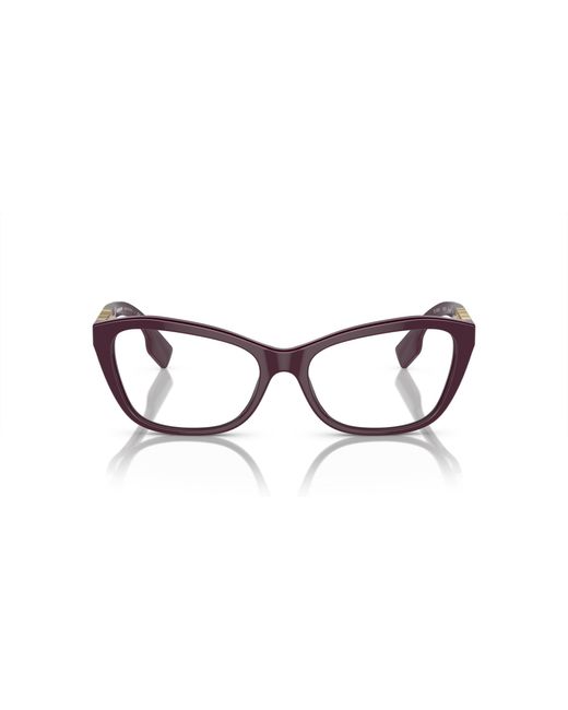 Burberry Black Be2392 3979 Optical Frames Acetate Transparent Cat Eye Normal