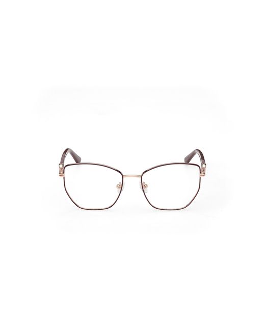 Guess Black Gu50312 069 Optical Frames Metal Geometric Normal