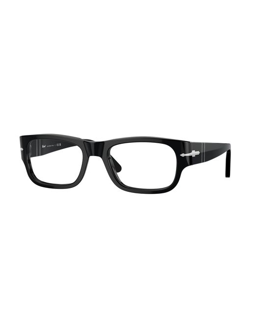 Persol Black Po3324V 95 Optical Frames Acetate Transparent Pillow Normal for men