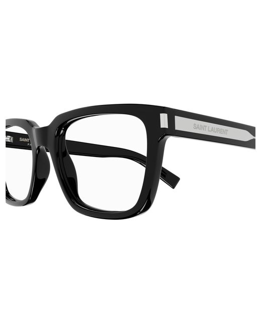 Saint Laurent Black Sl 621 001 Optical Frames Acetate Transparent Squared