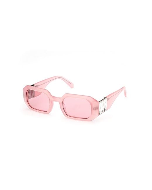 Swarovski Black Sk0387 72S Outlet Sunglasses Acetate Squared Normal