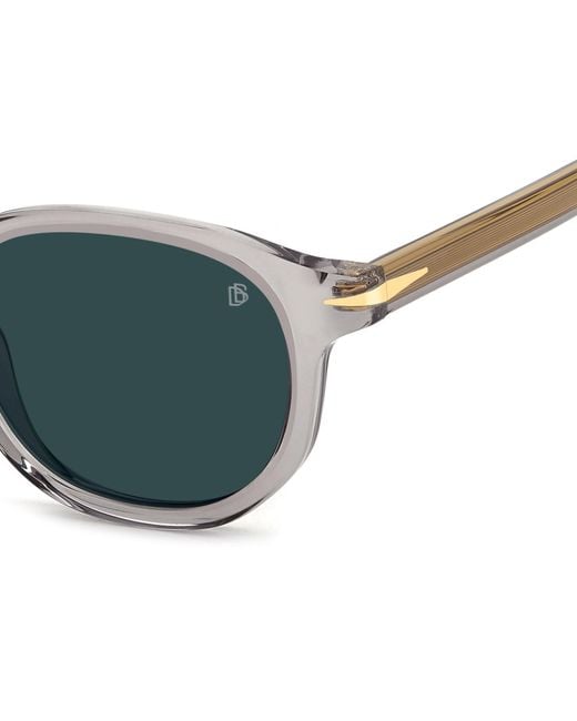 David Beckham Black Db 1007/S Kb7/Ku Sunglasses Acetate Round for men