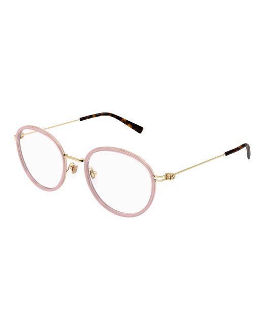 Gucci Black Gg1851Oa 008 Optical Frames Injected Transparent Round